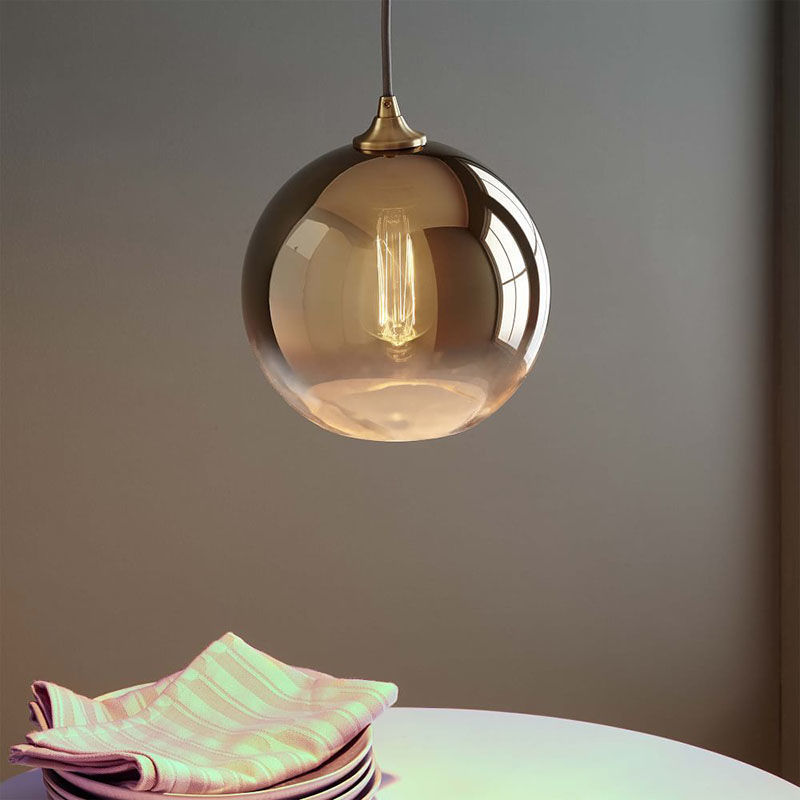 Gradient Glass Mini Chandelier – 20/25/30 cm Café & Bar Pendant – Duvencioglu