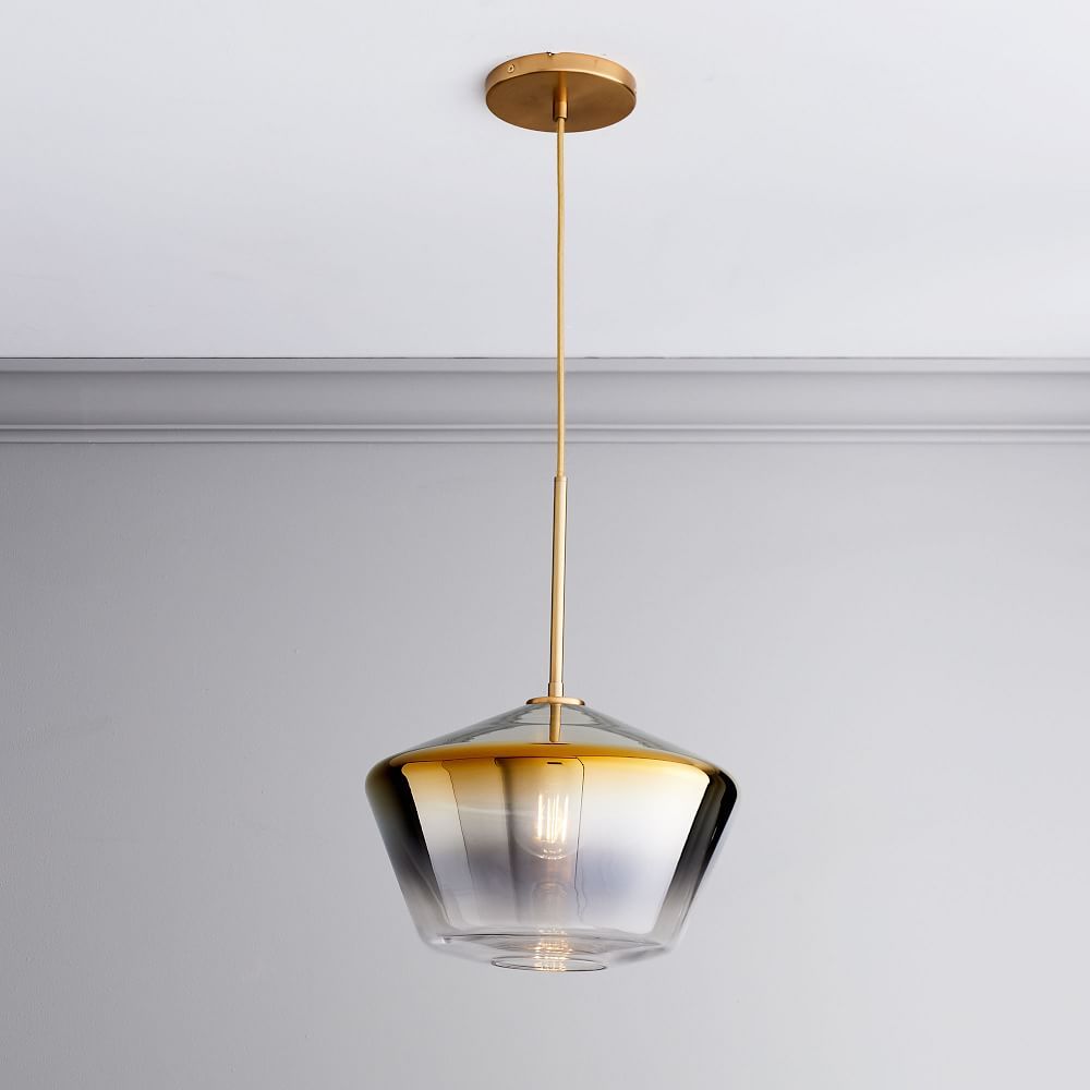 Nordic Minimalist Single-Head Glass Chandelier – Luxury Café & Bar Pendant – Duvencioglu