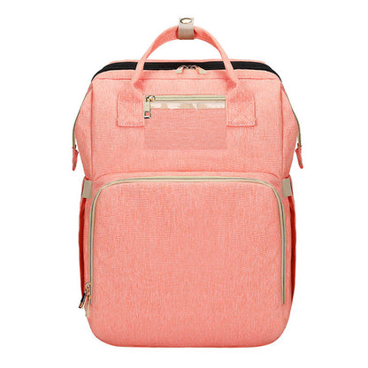 The All-in-One Travel Diaper Bag with Foldable Crib & Changing Station