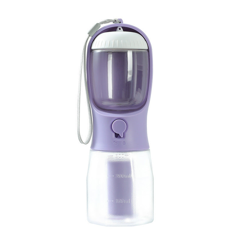 3-in-1 Portable Dog Water Bottle - Food, Water & Poop Bag Dispenser – Duvencioglu