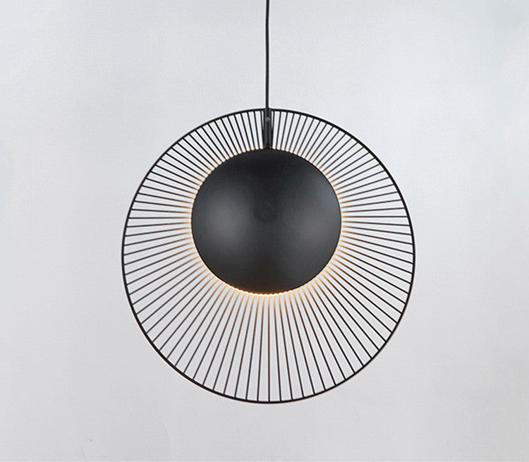 Nordic Iron LED Chandelier – 35 cm & 45 cm Creative Pendant – Duvencioglu