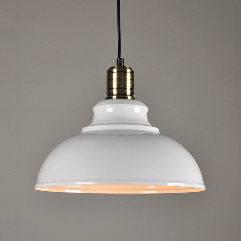 Industrial Farmhouse Barn Pendant Light - Metal Hanging Fixture – Duvencioglu