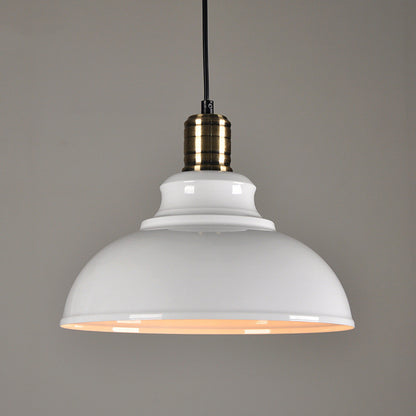 Industrial Farmhouse Barn Pendant Light - Metal Hanging Fixture – Duvencioglu