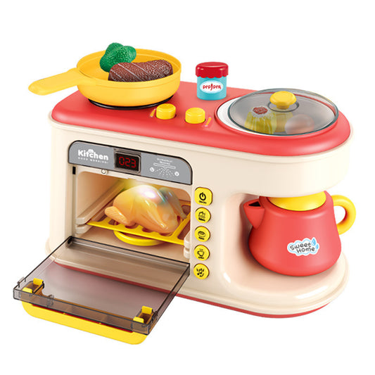 Simulation Breakfast Machine Kitchen Toy Set - Interactive Pretend Play