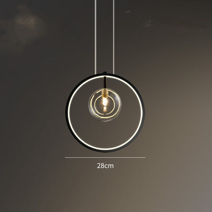 Nordic Bubble-Globe LED Chandelier – Single, 3-Head & 5-Head Pendant – Duvencioglu
