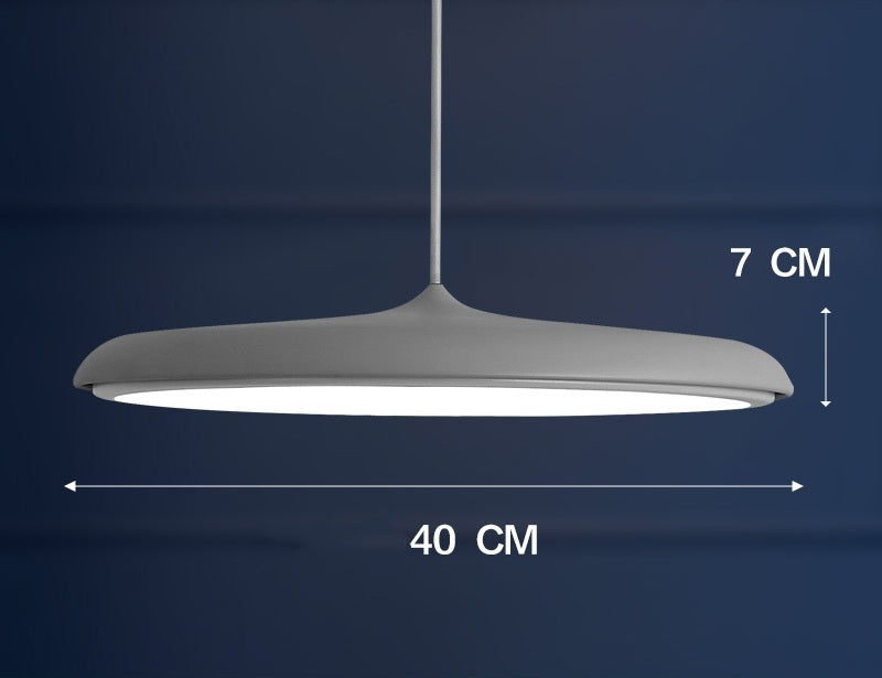Nordic 607 Iron LED Chandelier – 25/40 cm Fish-Line Pendant – Duvencioglu