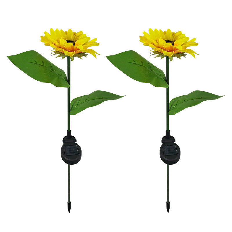 Solar Powered LED Sunflower Garden Lights - Outdoor Decorative Lamps – Duvencioglu