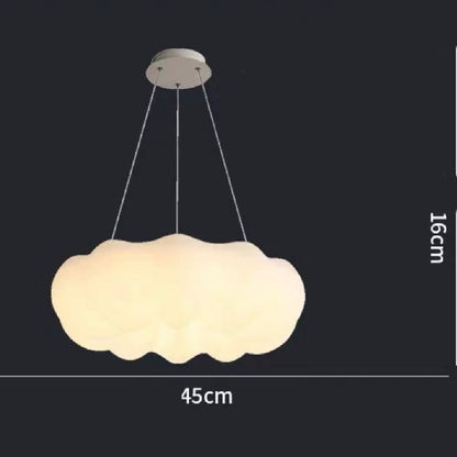 Nordic Cloud LED Chandelier – 30/45/65 cm Pendant & Flush Mount – Duvencioglu