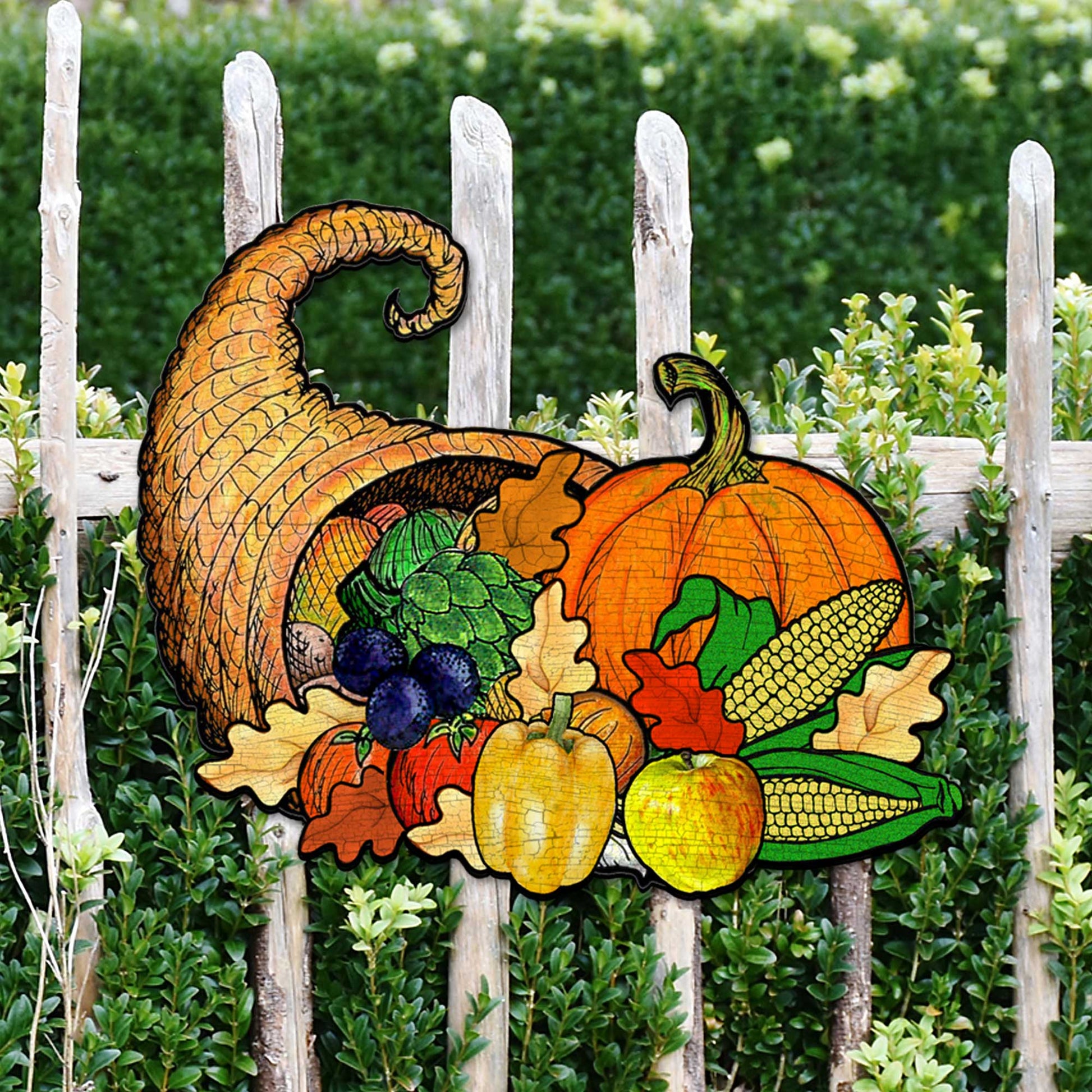 Thanksgiving & Halloween Wooden Door Decor - Handcrafted Door Hanger by G. DeBrekht (Made in USA) – Duvencioglu