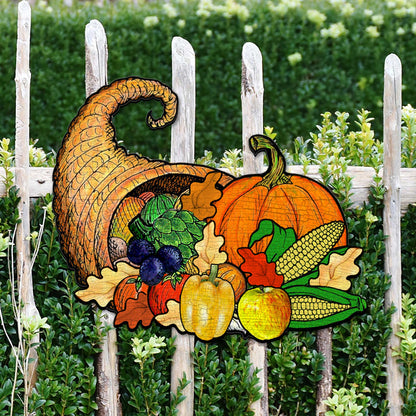 Thanksgiving & Halloween Wooden Door Decor - Handcrafted Door Hanger by G. DeBrekht (Made in USA) – Duvencioglu