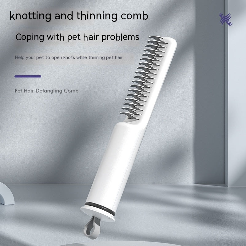 3-in-1 Pet Hair Dematting Comb - Cat & Dog Grooming Tool – Duvencioglu