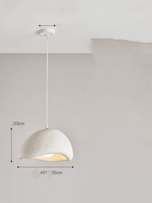 Nordic Cloud LED Chandelier – Micro-Cement & Resin Pendant Light – Duvencioglu