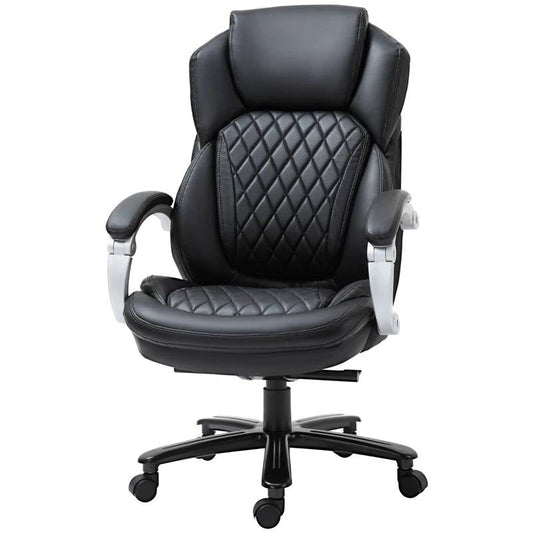 Big & Tall Executive Office Chair - Diamond Stitching, Adjustable Height & 350 lbs Capacity – Duvencioglu