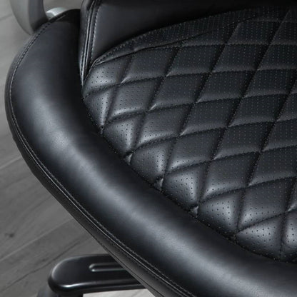 Big & Tall Executive Office Chair - Diamond Stitching, Adjustable Height & 350 lbs Capacity – Duvencioglu