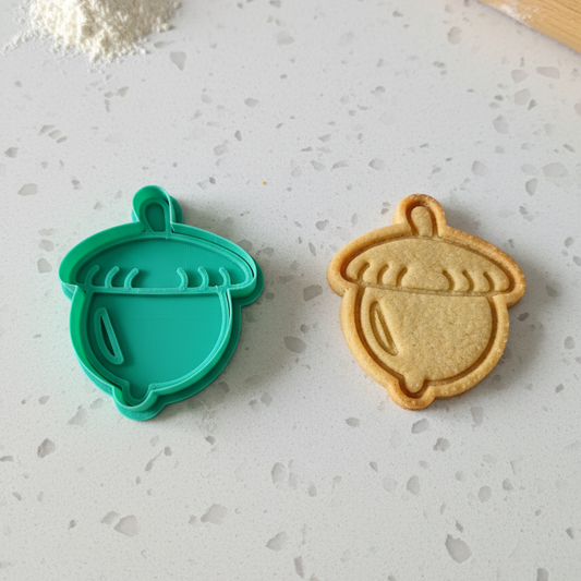 Acorn-Shaped Cookie Cutter - 3D Printed Autumn Baking Tool – Duvencioglu