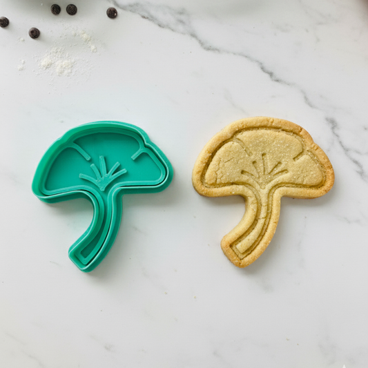 Ginkgo Biloba Leaf Cookie Cutter - Elegant Kitchen Baking Tool – Duvencioglu