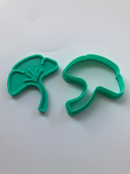 Ginkgo Biloba Leaf Cookie Cutter - Elegant Kitchen Baking Tool – Duvencioglu
