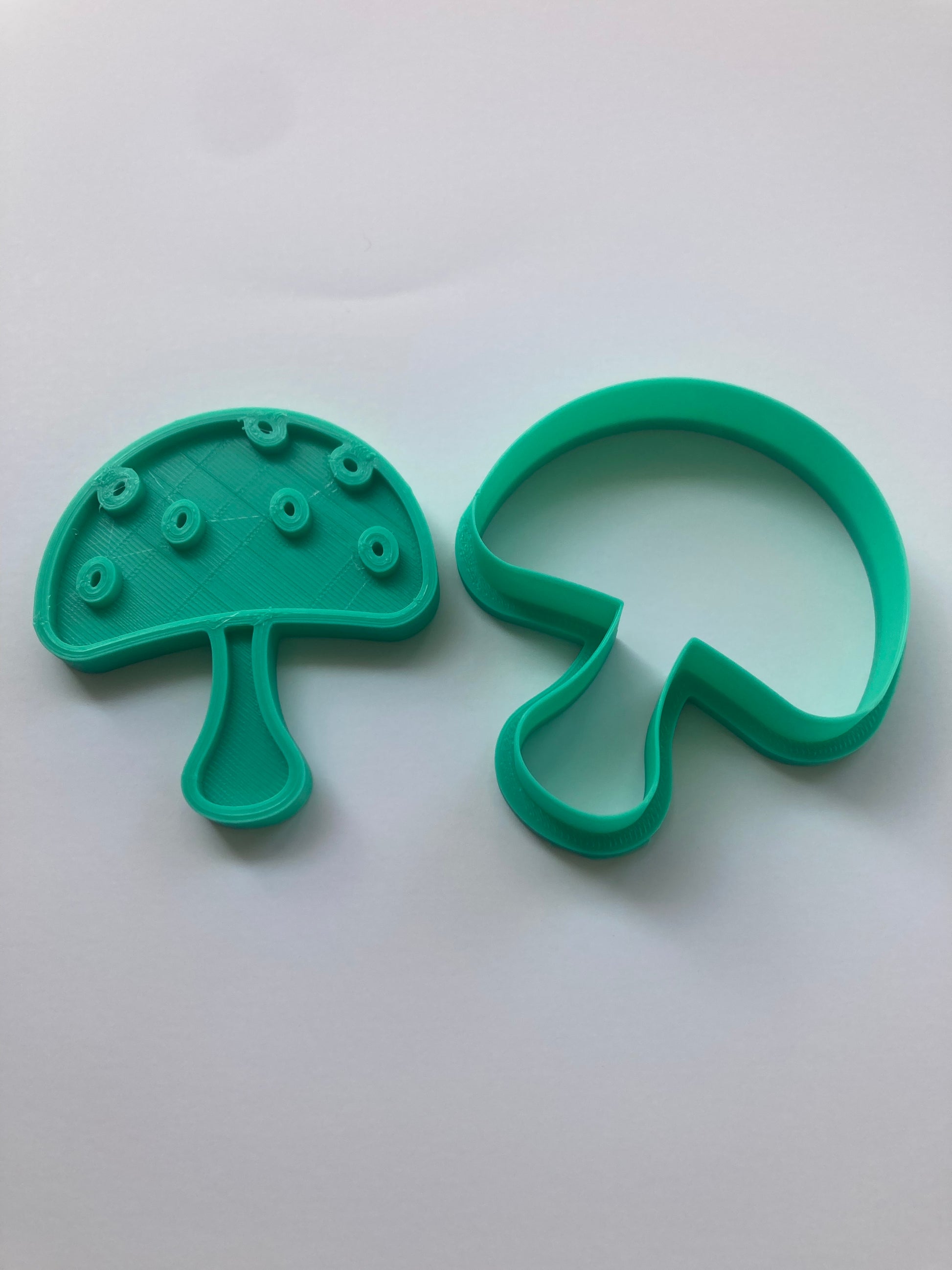 Mushroom Cookie Cutter - 3D Printed Polka Dot Baking Tool – Duvencioglu