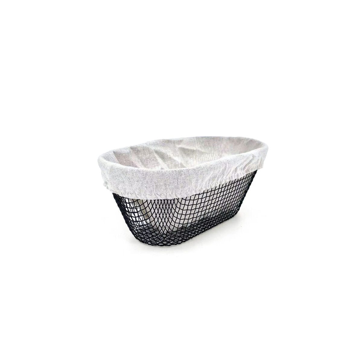Bread Basket Metal Oval 25 x 13 x 10 cm (18 Units) – Duvencioglu