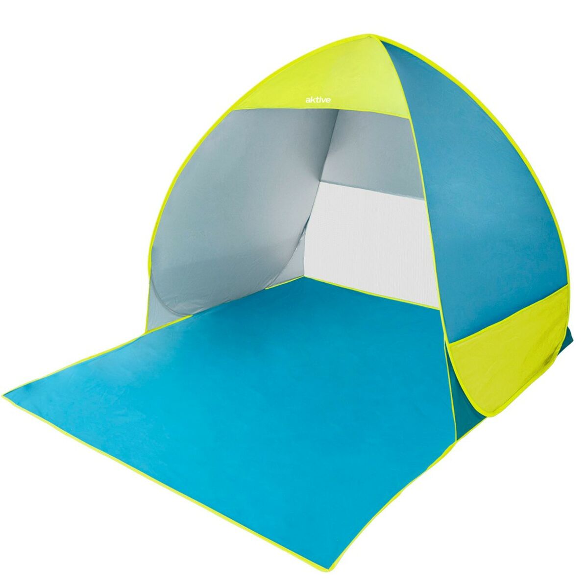 Beach Windscreen Aktive Blue Green Polyester 160 x 110 x 140 cm – Duvencioglu