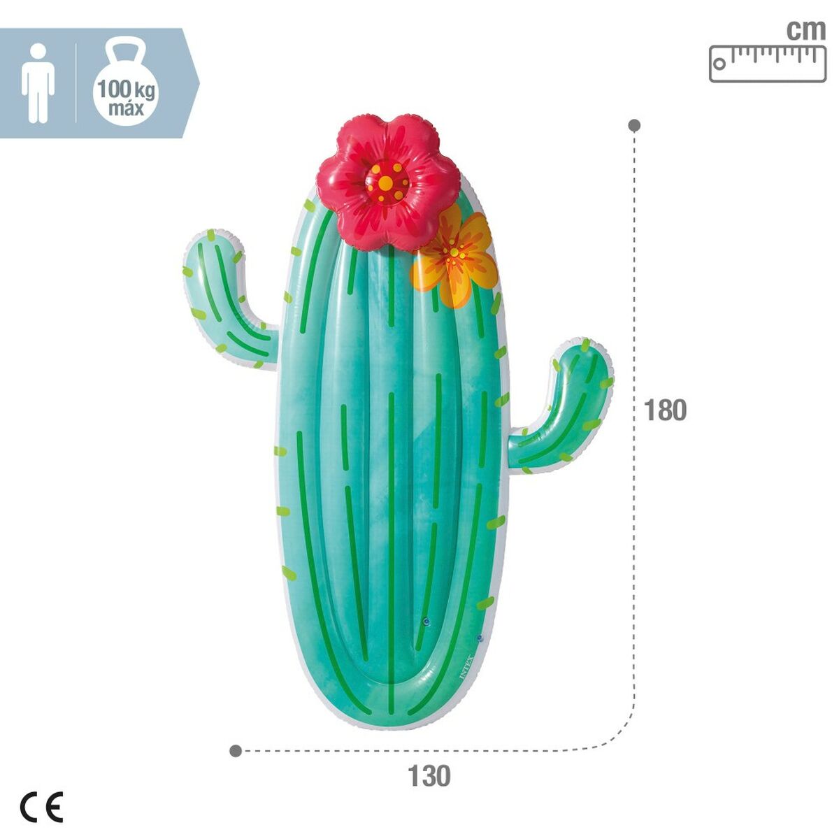 Air mattress Intex Cactus 140 x 185 x 28 cm (6 Units) – Duvencioglu