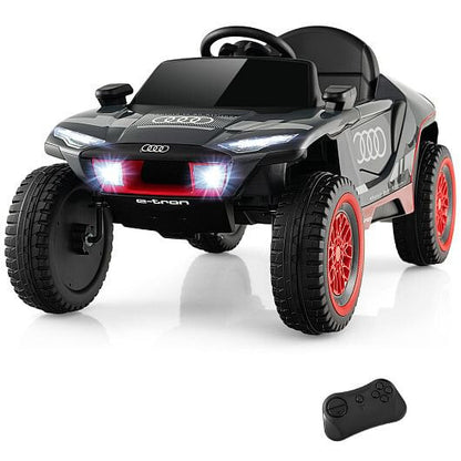 Licensed Audi E-tron Kids Ride-On Car - 2.4G Remote, Dual Control & Suspension (Gray) – Duvencioglu