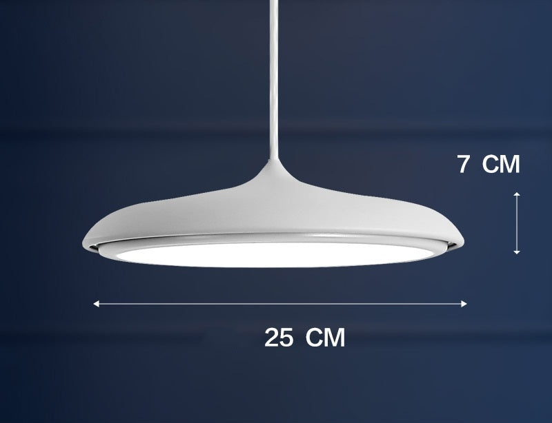 Nordic 607 Iron LED Chandelier – 25/40 cm Fish-Line Pendant – Duvencioglu