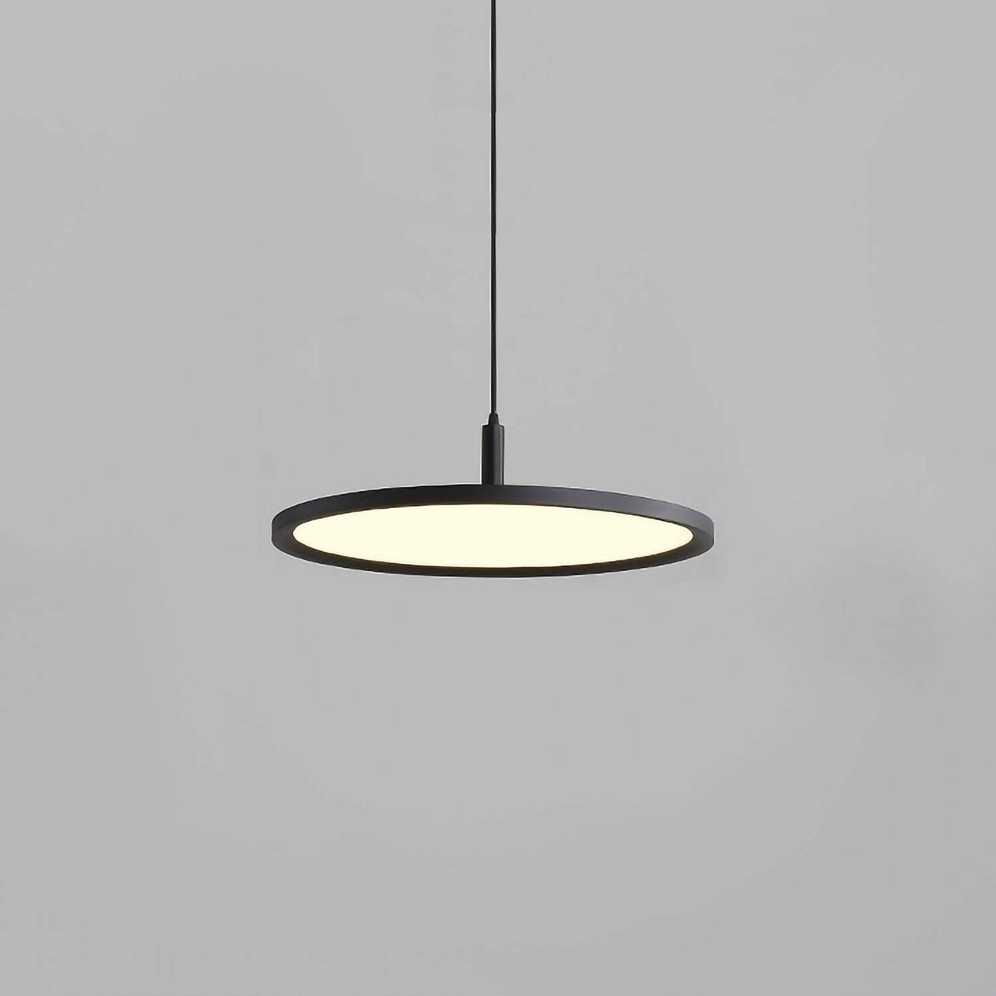 Nordic Slim Round LED Chandelier – Creative Bar & Office Pendant – Duvencioglu