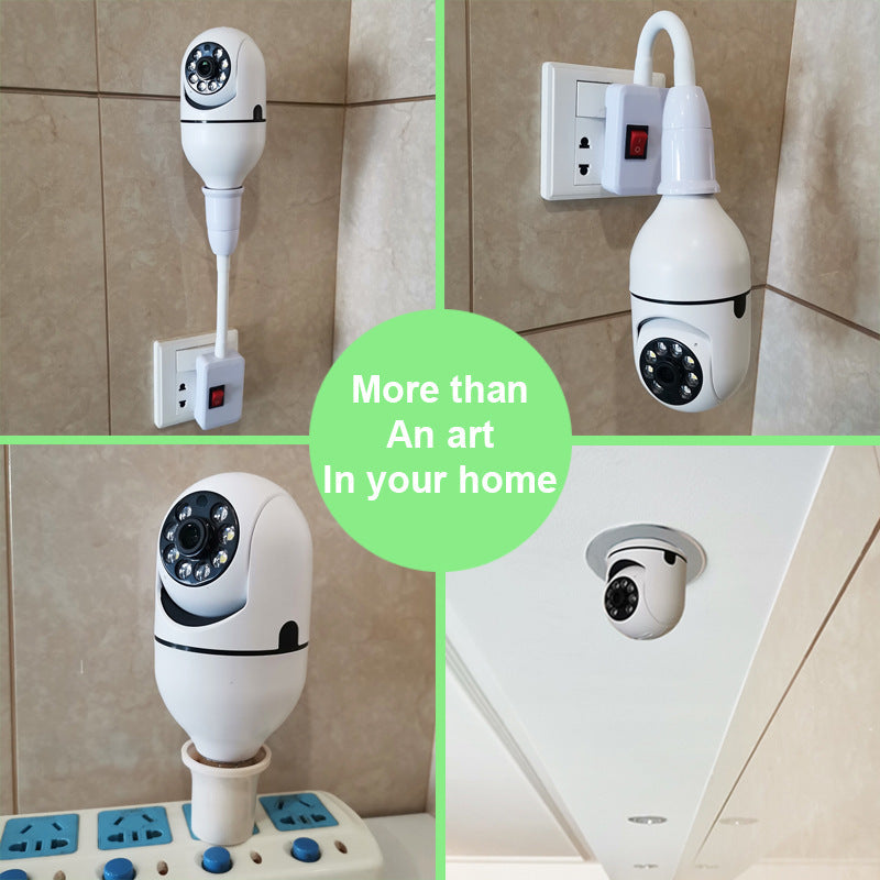 1080P Smart WiFi Security Camera Bulb - 4X Zoom & E27 Base – Duvencioglu