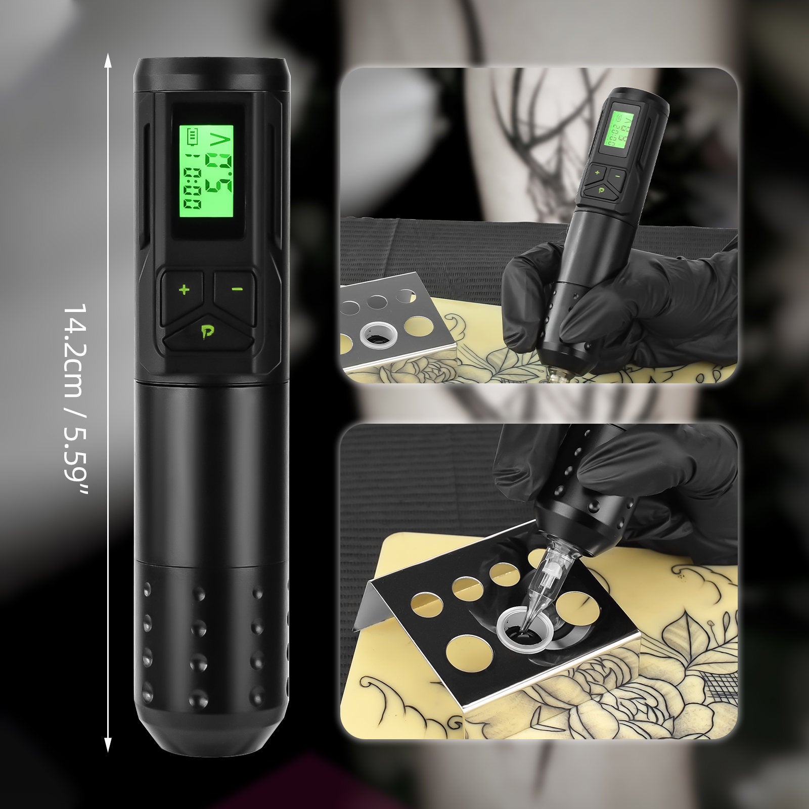 Adjustable Radio Source Tattoo Pen - Mini Motor Machine with USB Charging – Duvencioglu