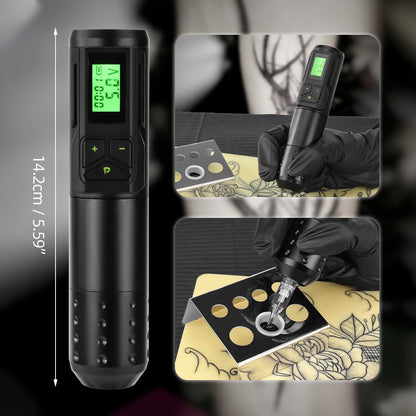Adjustable Radio Source Tattoo Pen - Mini Motor Machine with USB Charging – Duvencioglu