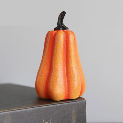 New Simulation Pumpkin LED Lantern - Resin Luminous Halloween Candle Lamp – Duvencioglu