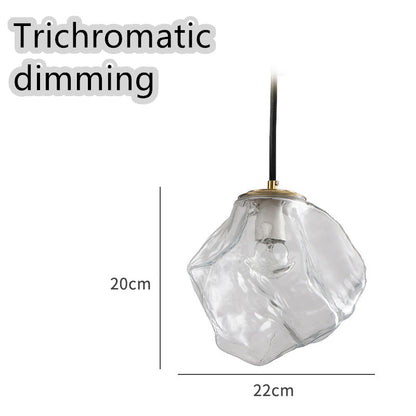 Minimalist Ice Cube Glass Chandelier – Creative Restaurant & Bar Pendant – Duvencioglu