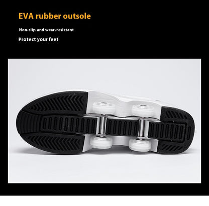 Four-Wheel Heelys Skates - Dual-Use Roller Shoes for All Ages – Duvencioglu