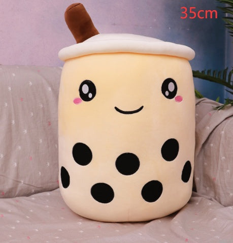The Original Kawaii Boba Tea Plush Pillow | Super Soft Bubble Tea Cuddle Companion