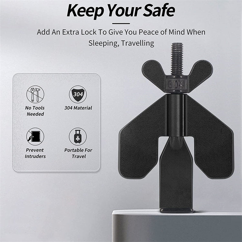 Portable Hotel Door Lock - Travel Self-Defense & Anti-Theft Door Stopper – Duvencioglu