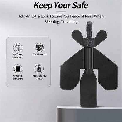 Portable Hotel Door Lock - Travel Self-Defense & Anti-Theft Door Stopper – Duvencioglu