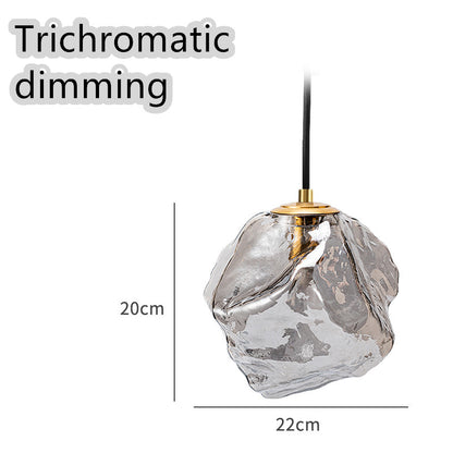 Minimalist Ice Cube Glass Chandelier – Creative Restaurant & Bar Pendant – Duvencioglu