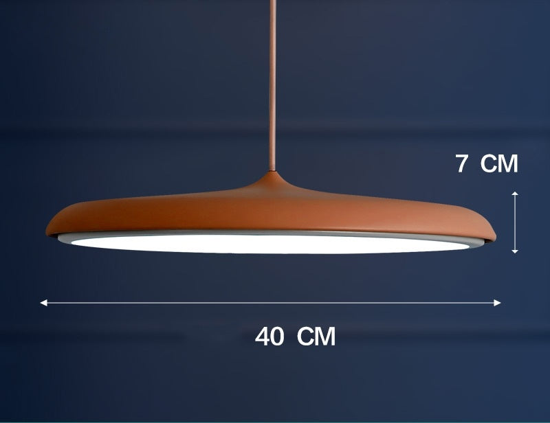 Nordic 607 Iron LED Chandelier – 25/40 cm Fish-Line Pendant – Duvencioglu