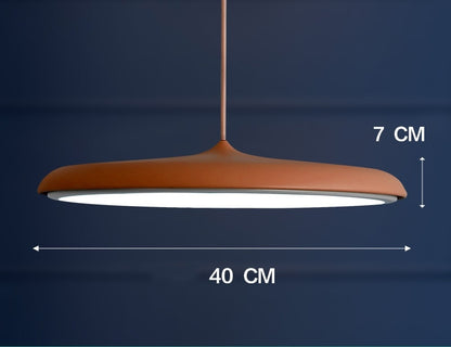 Nordic 607 Iron LED Chandelier – 25/40 cm Fish-Line Pendant – Duvencioglu
