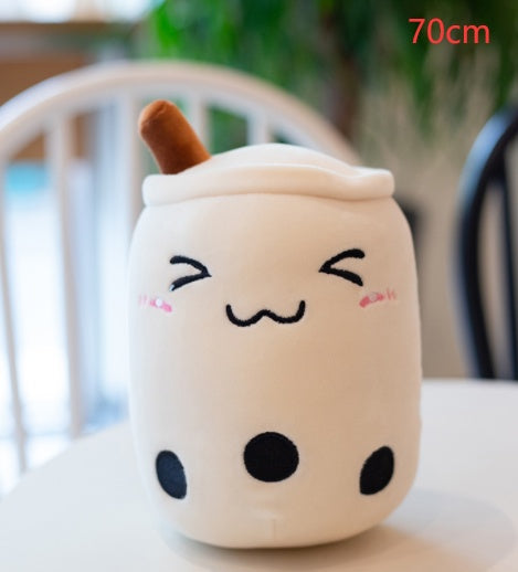 The Original Kawaii Boba Tea Plush Pillow | Super Soft Bubble Tea Cuddle Companion
