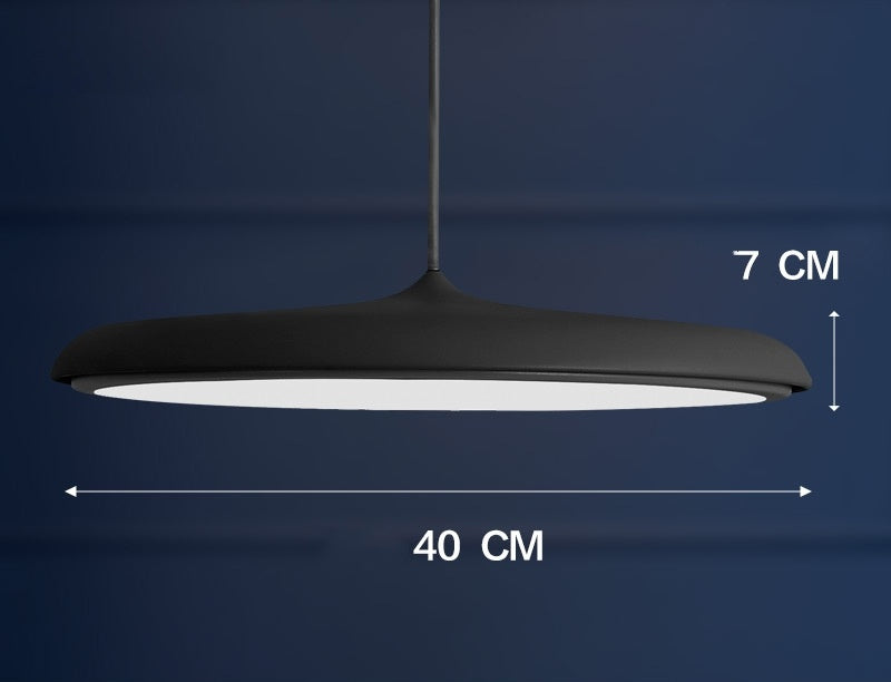 Nordic 607 Iron LED Chandelier – 25/40 cm Fish-Line Pendant – Duvencioglu