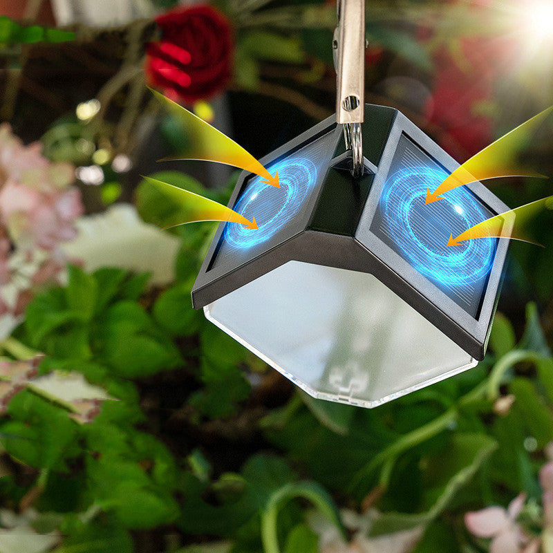 Outdoor Solar Ice Brick LED Chandelier – Dual-Color IP65 Pendant – Duvencioglu