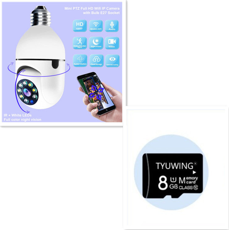 1080P Smart WiFi Security Camera Bulb - 4X Zoom & E27 Base – Duvencioglu