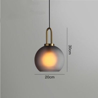 Scandinavian Glass-Ball LED Chandelier – Ø13/15/20/25/30 cm Pendant – Duvencioglu
