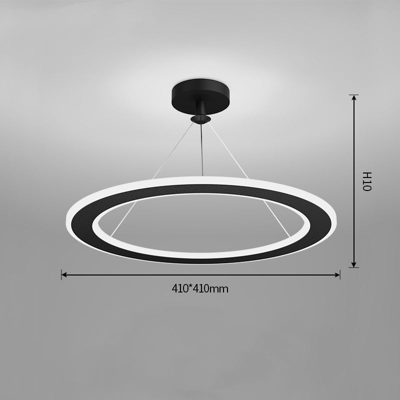 Modern Circular LED Chandelier – 3000 K for Bedrooms & Studies (51–60 W) – Duvencioglu
