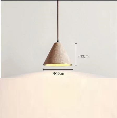 Huangdongshi Nordic-Japanese Bedside LED Chandelier – 16×13 cm Pendant – Duvencioglu
