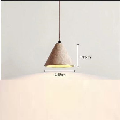 Huangdongshi Nordic-Japanese Bedside LED Chandelier – 16×13 cm Pendant – Duvencioglu
