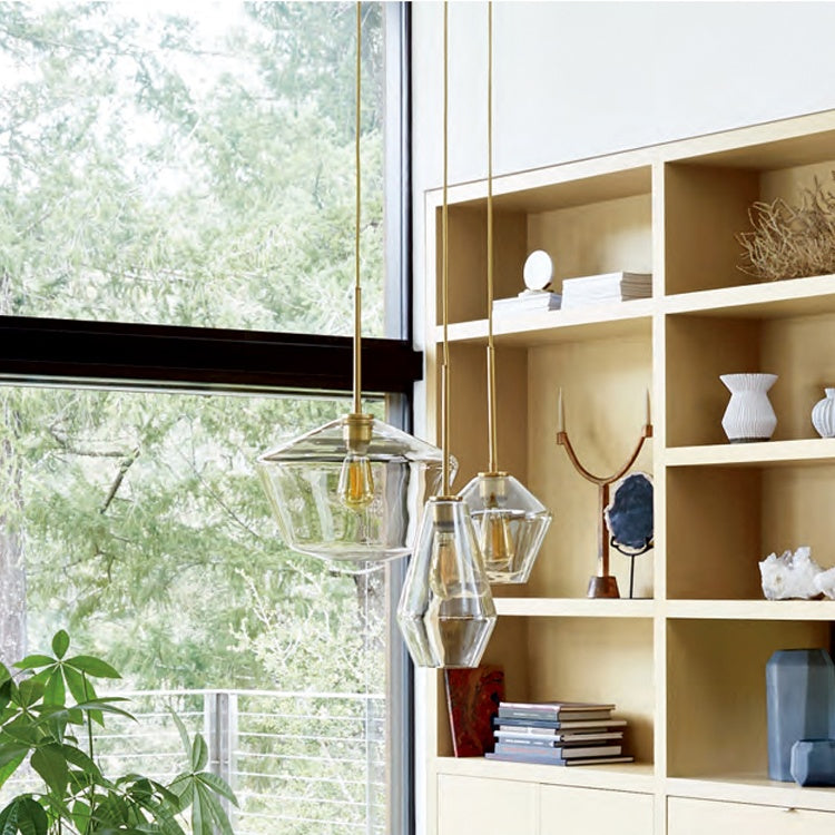 Nordic Minimalist Single-Head Glass Chandelier – Luxury Café & Bar Pendant – Duvencioglu