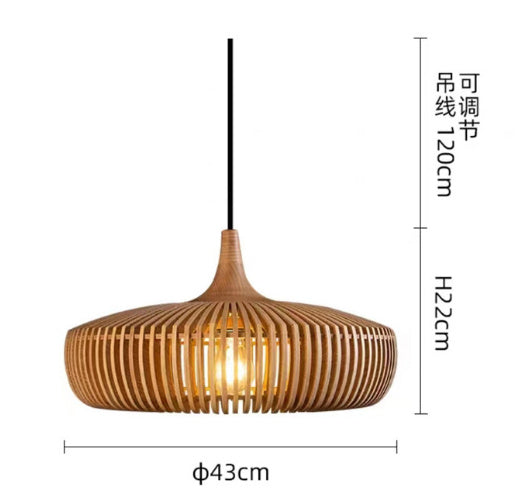 Southeast Asian Rattan Art Chandelier – LED Pendant for Restaurants & Tea Houses – Duvencioglu